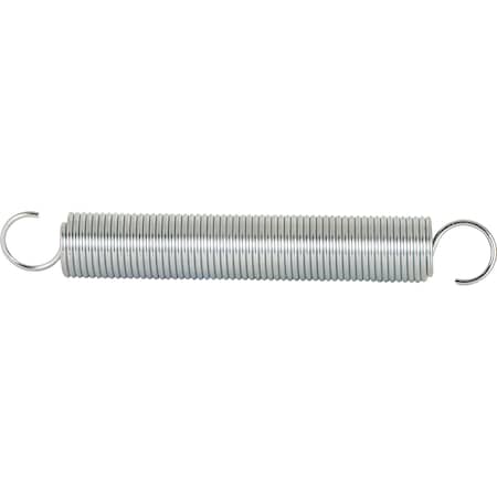 Prime-Line Extension Spring, 1-1/16 in. x 7 in., 0.105 in. Diameter, Open Single SP 9628